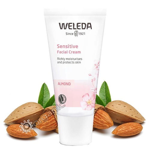 WELEDA Деликатный питающий крем-уход для лица 30.0 weleda розовый разглаживающий крем крем уход для лица