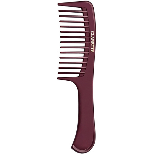 CLARETTE Расческа для волос с ручкой CPB 739 Бордовая расческа парикмахерская с ручкой 223 44 мм pom