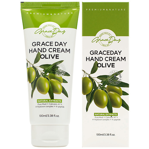 GRACE DAY Питательный крем для рук с экстрактом оливы 100 grace day крем для рук с гиалуроновой кислотой увлажняющий 100 0
