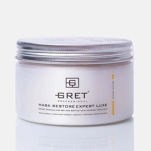 GRET Professional Маска для восстановления волос MASK RESTOR EXPERT LUXE 250.0 tahe бессульльфатная маска для питания и восстановления natur mask 400