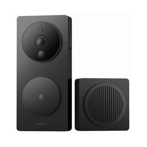 AQARA Видеодомофон Smart Video Doorbell G4 (SVD-KIT1) 1 умный выключатель aqara h1 eu 2 хкл с нейтралью бежевый ws euk04be