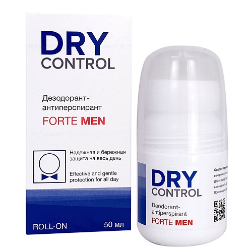 DRYCONTROL Дезодорант - антиперспирант ROLL-ON FORTE MEN 50.0 drycontrol антиперспирант для ног forte women 75 0