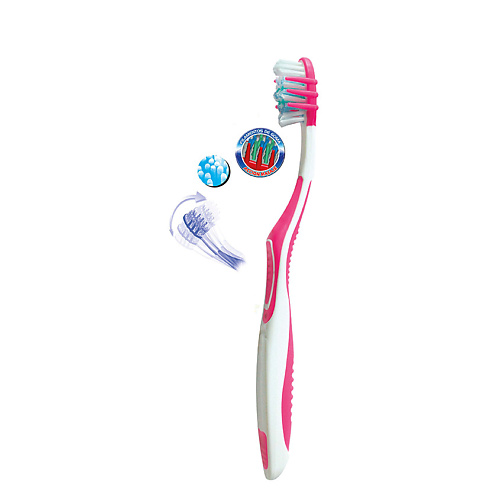 FORAMEN Зубная щетка «EXPERT PRO» средней жесткости marvis зубная щетка c нейлоновой щетиной средней жесткости toothbrush medium