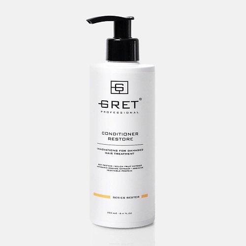 GRET Professional Кондиционер для волос Restor 250.0 ollin professional кондиционер для восстановления структуры волос restore conditioner 1000 мл