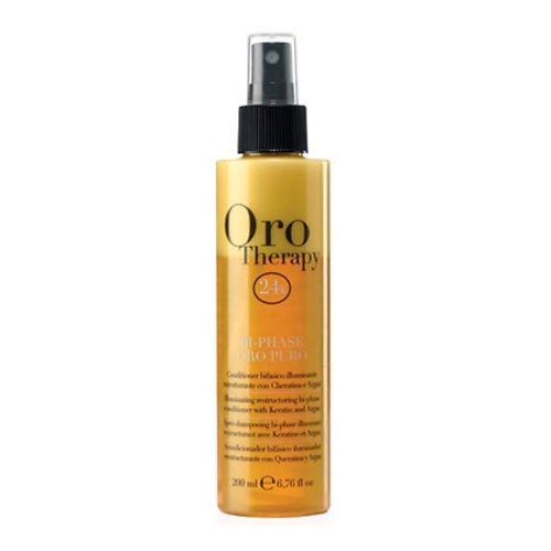 FANOLA Спрей-кондиционер Oro Therapy с кератином, аргановым маслом и золотом 200 egg planet кондиционер для волос с аргановым маслом 280