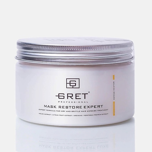 GRET Professional Маска для восстановления тонких волос MASK RESTOR EXPERT 250.0 gret professional маска для объема волос mask volume 500