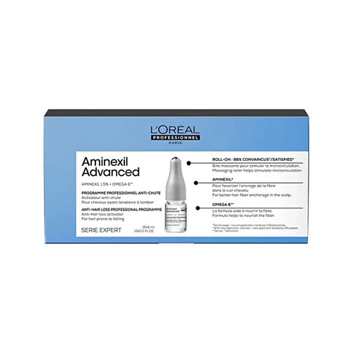 L'OREAL PROFESSIONNEL Ампулы против выпадения волос Aminexil Advanced 60.0 martiderm ампулы skin complex advanced 5 x 2 мл