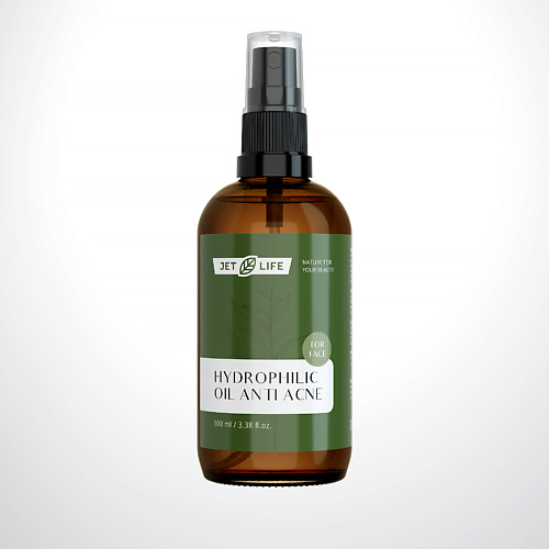 JETLIFE Гидрофильное масло для очищения и снятия макияжа AntiAcne 100.0 hiskin гидрофильное масло ночной примулы для умывания 120