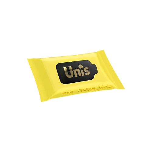 UNIS Влажные салфетки Антибактериальные Perfume Yellow 15 салфетки влажные lp care единорог антибактериальные в банке 30 шт