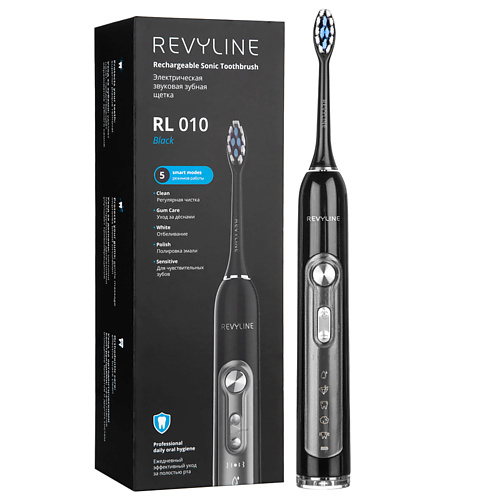 REVYLINE Электрическая звуковая зубная щетка RL 010 oral b электрическая зубная щетка vitality d12 513 3d white тип 3709