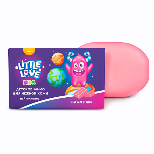 СВОБОДА Мыло детское Little Love Бабл Гам 90.0 moriki doriki ароматизирующий бурлящий шар для ванн бабл гам с игрушкой