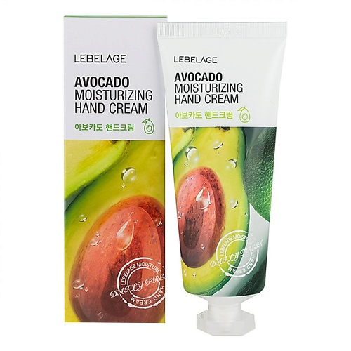 LEBELAGE Крем для рук с экстрактом Авокадо Avocado Moisturizing Hand Cream 100 кофр для белья 24 ячейки avocado 35 х 30 х 10 см