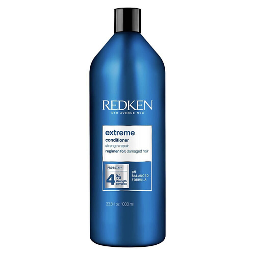 REDKEN Восстанавливающий кондиционер с протеином, для поврежденных волос Extreme 1000 интенсивный восстанавливающий шампунь для поврежденных волос sp repair shampoo 99350032622 1000 мл