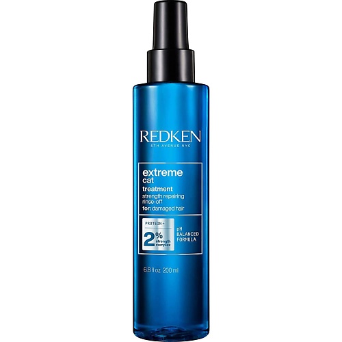 REDKEN Восстанавливающий протеиновый спрей для поврежденных волос Extreme Cat 200 intesa дезодорант спрей для тела odour block complex 24h essence power 150