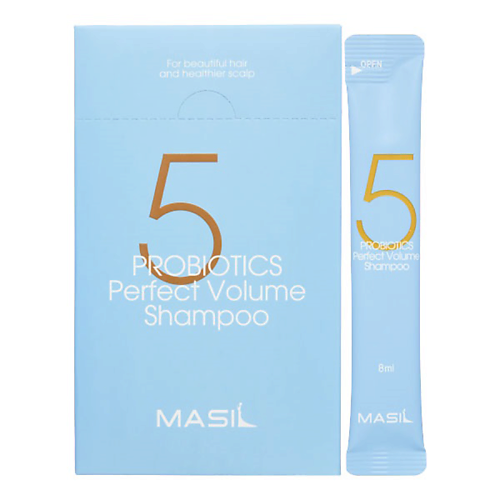 MASIL Шампунь для увеличения объема волос с пробиотиками 20 masil глубокоочищающий шампунь с пробиотиками 300