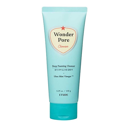 ETUDE Wonder Pore Deep Foaming Cleanser Пенка для очищения пор 150 пенка для ежедневного очищения кожи daily foaming cleanser