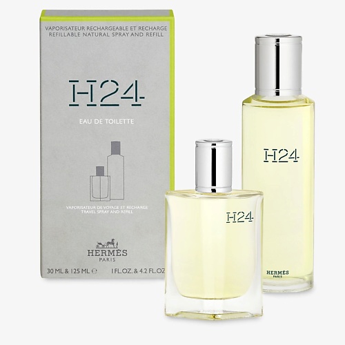 фото Hermès hermes набор: туалетная вода h24 + запасной блок (рефилл) 155