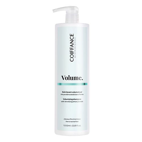 COIFFANCE Профессиональный шампунь для придания волосам объема VOLUME 1000 шампунь для придания объёма тонким и наэлектризованным волосам extra volume shampoo