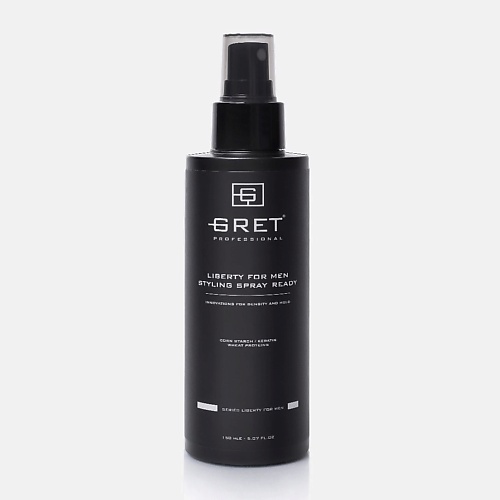 GRET Professional Спрей для укладки LIBERTY FOR MEN STYLING SPRAY READY 150 revolution makeup спрей для фиксации макияжа oil control fixing spray