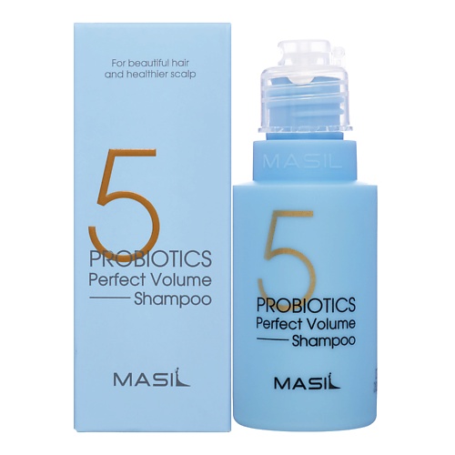 MASIL Шампунь для увеличения объема волос с пробиотиками 50 masil глубокоочищающий шампунь с пробиотиками 300