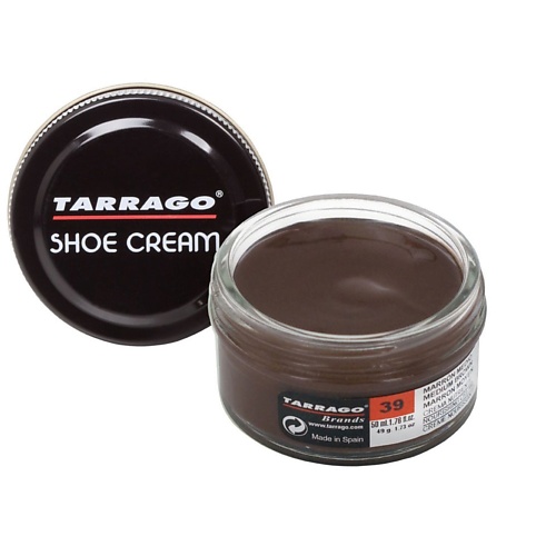 TARRAGO Средне-коричневый крем для обуви SHOE Cream 50 крем краска schwarzkopf igora royal тон 5 21 светлый коричневый пепельный сандрэ 60 мл