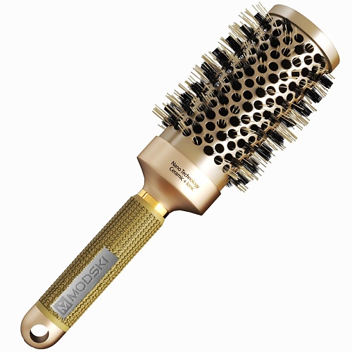 MODSKI Расческа брашинг для волоc 53 мм брашинг для укладки волос combo керамический ион нат щетина нейлон medium