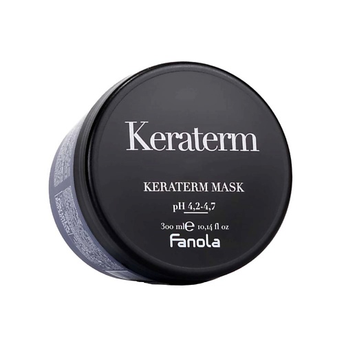 FANOLA Маска Keraterm для выпрямленных и химически поврежденных волос 300 fanola натуральная маска no more со стайлинговым эффектом 200