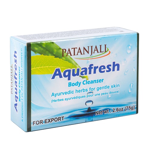 фото Patanjali мыло для тела аква фреш / patanjali aquafresh body cleanser 75