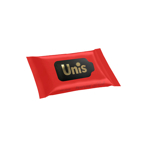UNIS Влажные салфетки.  Антибактериальные Perfume Red 15 салфетки влажные lp care единорог антибактериальные в банке 30 шт