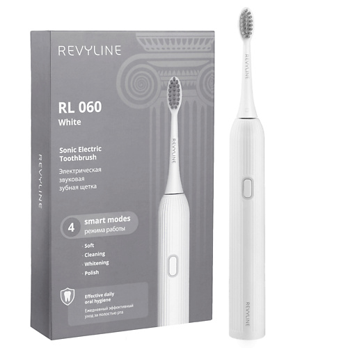 REVYLINE Электрическая звуковая зубная щётка RL 060 revyline электрическая звуковая зубная щетка rl 015
