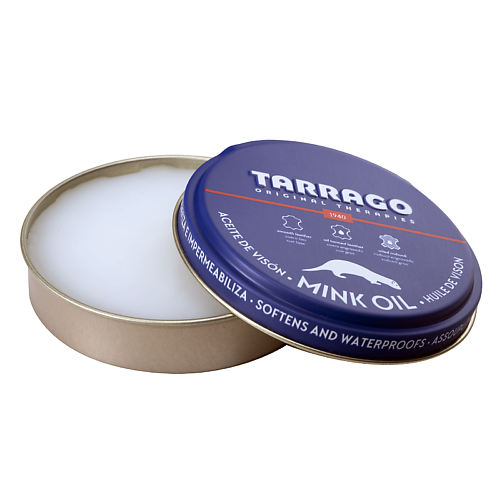 TARRAGO Жир, воск для обуви норковое масло Tarrago MINK OIL TIN 100 tarrago щетка для замши и замшевой обуви