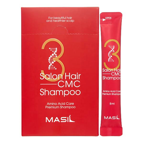 MASIL Восстанавливающий шампунь для волос с аминокислотами 20 masil увлажняющее парфюмированное масло для волос с лактобактериями 66