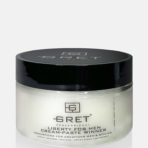 Крем для укладки волос GRET Professional Крем-паста для укладки LIBERTY FOR MEN CREAM-PASTE WINNER