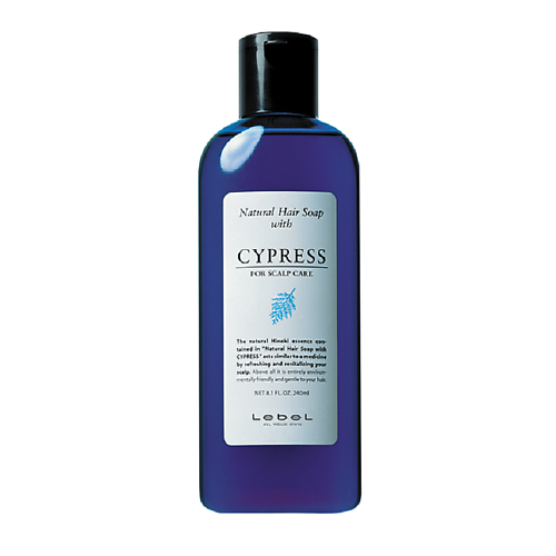 LEBEL Lebel Шампунь с хиноки (японский кипарис) Natural Hair Soap Treatment Shampoo Cypress 240 davines spa шампунь уплотняющий replumping natural tech 250 мл