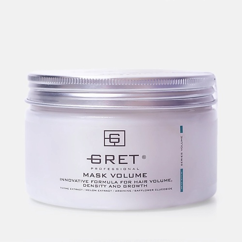 GRET Professional Маска для объема волос MASK VOLUME 250 gret professional маска для объема волос mask volume 250