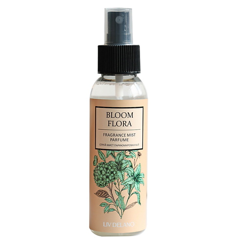 LIV DELANO Спре-мист парфюмированный Fragrance mist parfume Bloom Flora 100 bloom eau de toilette