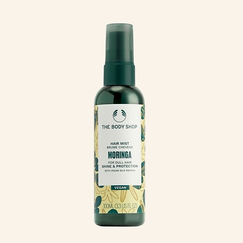 фото The body shop спрей moringa для блеска поврежденных и тусклых волос 100