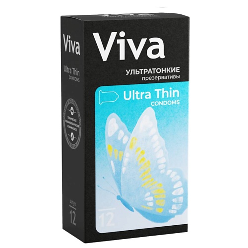 VIVA Презервативы Ультратонкие 12 viva презервативы точечные 12