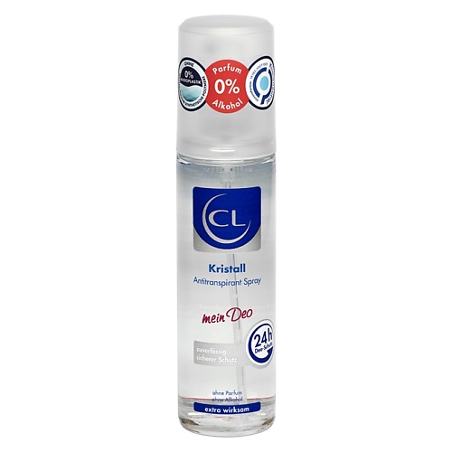 CL COSMETIC CL  Дезодорант-спрей антиперспирант «КРИСТАЛЛ» 75 спрей без ароматизаторов spf 50 bariesun
