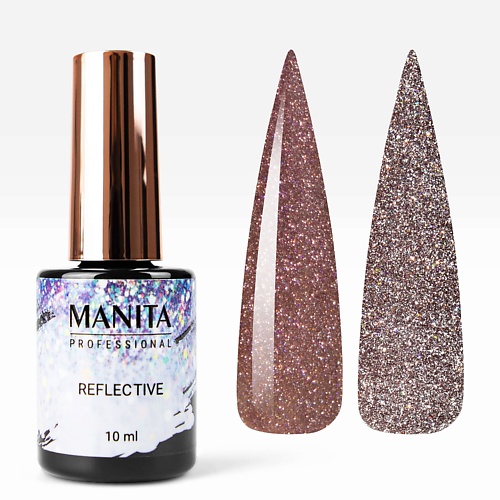 MANITA Professional Гель-лак для ногтей светоотражающий Reflective гель лак для ногтей manita professional reflective светоотражающий 15 10 мл