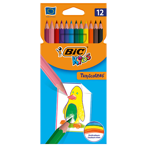 фото Bic разноцветные карандаши для рисования