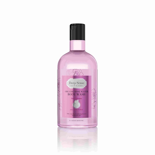 DEEP SENSE Гель для душа с органической розовой водой 400 жидкое мыло для рук deep sense с органической розовой водой 400 мл