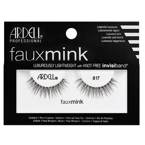 ARDELL 817 Накладные ресницы норка 1 накладные ресницы ardell soft touch natural lashes 152