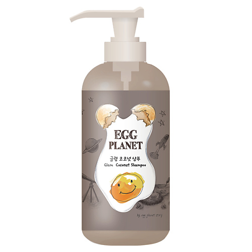 EGG PLANET Шампунь для волос с кокосовым маслом (питательный) 280 hot planet автоматический анальный душ aquarius 210