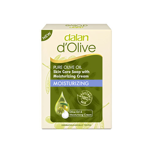 DALAN Мыло нежное d'Olive , Увлажняющее с маслом оливы 100 babaria увлажняющее молочко для тела с маслом оливы 400