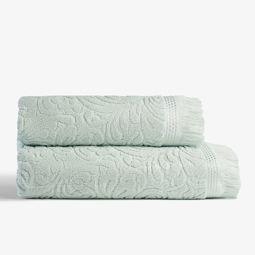 KARNA Комплект махровых полотенец ESRA karna салфетки вафельные lavanta c вышивкой