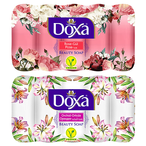 DOXA Мыло твердое BEAUTY SOAP Орхидея, Роза 600 organic collection ромашковое мыло мягкость и уход 1000