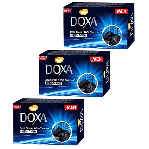 DOXA Мыло туалетное для мужчин Активированный уголь 270 doxa мыло туалетное beauty soap лимон мед 480