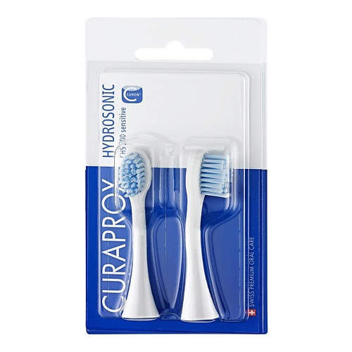 CURAPROX Набор насадок Sensitive для звуковой зубной щетки Hydrosonic Easy curaprox набор насадок для звуковой зубной щетки   is white