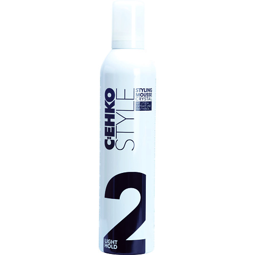 C:EHKO Пена для укладки волос Кристалл Style styling mousse crystal 400 кремовый шёлк для волос styling studio